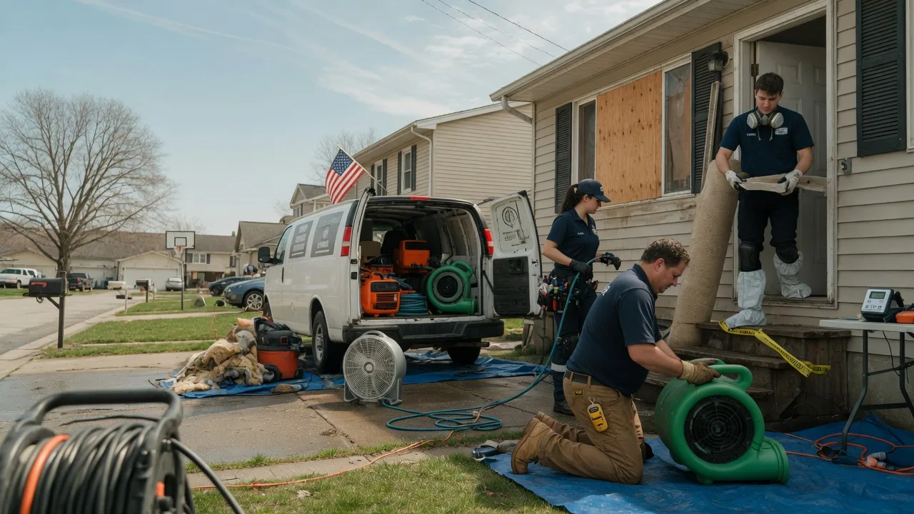 Water Damage Restoration in Silvis, IL near me